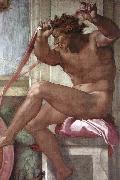 Michelangelo Buonarroti Ignudo china oil painting reproduction